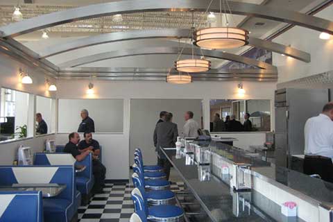 Australia Jimbc's diner-American 1950s retro diner Bel Air booth furniture project from Australia Jimbc's diner